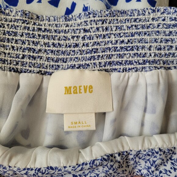 ANTHROPOLOGIE MAEVE Silk Skirt with Pockets - Picture 4 of 4